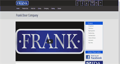 Desktop Screenshot of frankdoor.com